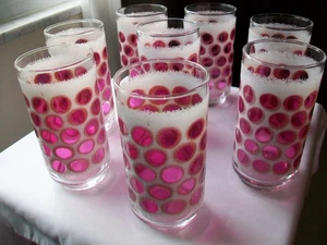 8 vintage LIBBEY VETRO CONCORD MIRTILLO MONETA PUNTO ZUCCHERO GLASSATO BICCHIERE 16 oz. Usato in ottime condizioni - Foto 1 di 12