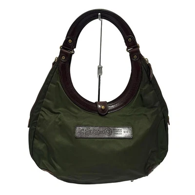 Подлинный Felisi - 9333 хаки темно коричневый нейлона кожаная сумка через плечо - Изображение 1 из 4