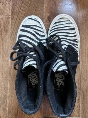 Zapatos Vans negros/cebra para mujer talla 5 para hombre talla 3,5 Foto 1 de 4