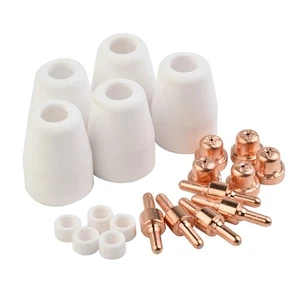 20x Consumables For Plasma Cutter CT312 CUT40/50 Electrodes Tips Nozzle Kit New - Picture 1 of 24