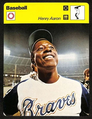 1977 Sportscaster #316 Hank Aaron HOF Henry Series 3 EXMT D94447 - Imagem 1 de 2
