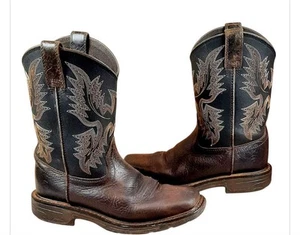 Kids Ariat WorkHog Wide Square Toe Boots Size 2Y - Picture 1 of 5