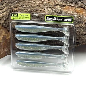 Keitech 5 Easy Shiner Sexy Shad 5 Stück 12,5cm 11g 5" UV Aktiv Gummifisch Köder - Bild 1 von 3
