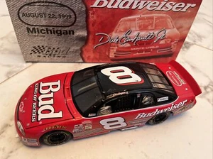 Action Dale Earnhardt Jr. # 8 Budweiser / Michigan 1999 Monte Carlo BANCA - Foto 1 di 5