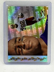 1996 Score Chris Carter - Michael Westbrook Footsteps Card # 13 of 15 HOF - Picture 1 of 2