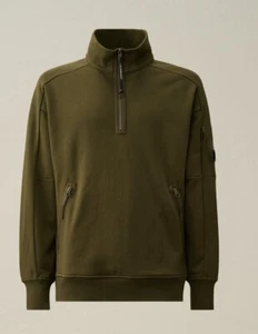 CP COMPANY Diagonal Raised Fleece Zipped Sweatshirt ,SIZE SMALL, RRP £290 - Picture 1 of 8