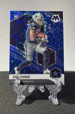 Simi Fehoko 2021 Panini Mosaic Football Blue Disco 38/75 Prizm Rookie Card #341