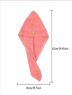 2pcs Microfiber Hair Towel Wrap Super Absorbent Quick Dry Hair Turban 4Drying A1 - Image 1 of 2