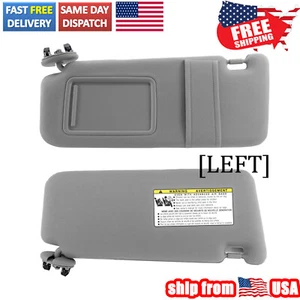 For Toyota Camry Hybrid 07-11 Gray Left Driver Side Sun Visor without Sunroof - Picture 1 of 7