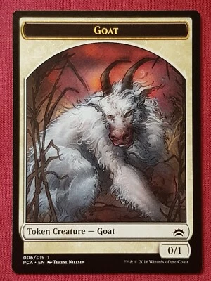 Magic The Gathering PLANECHASE ANTHOLOGY GOAT INSECT TOKEN card MTG - Image 1 of 2