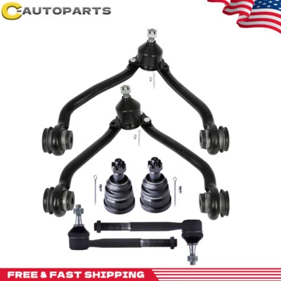 6x Para Chevrolet Express 2500 3500 1996-2002 Brazo de control superior delantero Extremo de varilla de amarre Foto 1 de 4