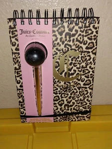 JUICY COUTURE SPIRAL JOURNAL WITH PEN 250 PAGES LEOPARD NEW - Picture 1 of 6