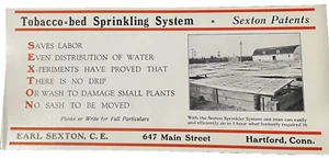 Vintage Löscher Tabak Streuselanlage Hartford CT Werbung Küster Patente - Bild 1 von 4
