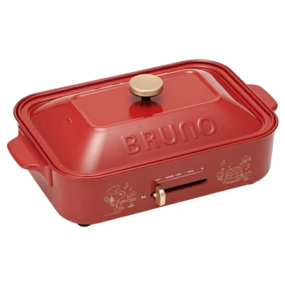 OKAIMONO SNOOPY BRUNO Compact Hot Plate Welcome to Kitchen AC100V JAPAN NEW - Image 1 of 4