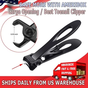 Stainless Professional Extra Large Toe Nail Clippers For Thick Nails Heavy Duty - Picture 1 of 7