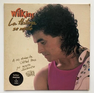 Wilkins La Historia Se Repite Poster Signed MASA1984 United Press Puerto Rico - Picture 1 of 6