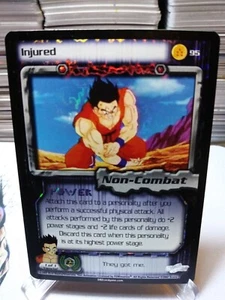 DBZ CCG DRAGON BALL Z SUPER INJURED #95 RARE FOIL CELL GAMES SAGA CARD SCORE 02 - Picture 1 of 2