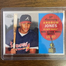ANDRUW JONES BRAVES 2008 TOPPS CHROME ALL-STAR ROOKIE TEAM # ARC7