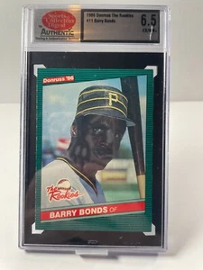 1986 Donruss The Rookies - #11 Barry Bonds (RC) SCD 6.5 EX - NM + - Picture 1 of 2