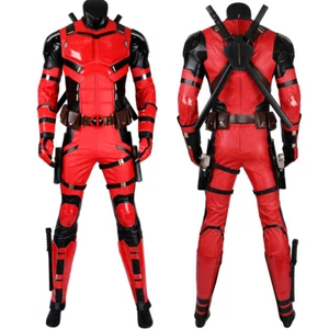 Deadpool 3 Mono Trajes Wade Wilson Rojo Set Traje Disfraz Disfraz Halloween - Imagen 1 de 25