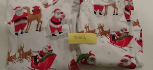 Pottery Barn Kids Heritage Santa tight ft Christmas pajamas 12 prod dev photo #2 - Picture 1 of 1