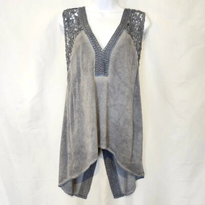 Top de ganchillo Venus para mujer talla M azul festival hada bruja grunge capricho Foto 1 de 4