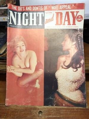 Vintage Night And Day Magazine April 1959 - Image 1 of 4