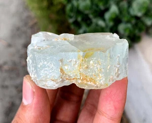 87 Gm Sky Blue Aquamarine Crystal – Raw Aquamarine from Pakistan - Imagen 1 de 6