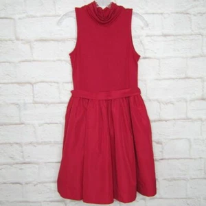 POLO RALPH LAUREN Girls Red Fit & Flare Dress size XL 14-16 - Picture 1 of 11