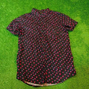 Camisa Oakley Para Hombre Mediana Cuello Lunares Manga Corta Informal Tops Adulto - Imagen 1 de 11