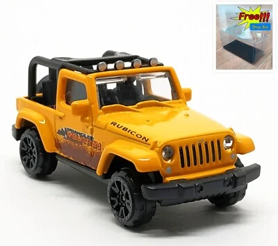 Majorette Jeep Wrangler Rubicon Yellow Mountain Off-Road 1:60 (3") no Package - Image 1 of 4