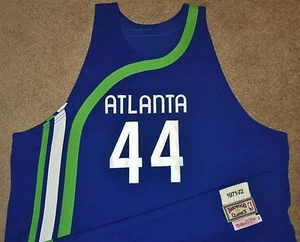 VTG AUTHENTIC "PISTOL" PETE MARAVICH HAWKS 1971-72 MITCHELL & NESS JERSEY 54 - Picture 1 of 5