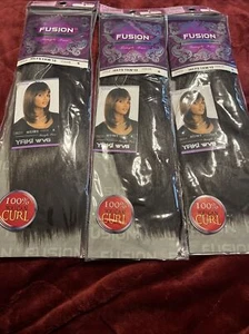 Fusion Hair Three bundle deal Premium100% human hair - Picture 1 of 3