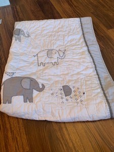 grey elephant nursery bedding uk