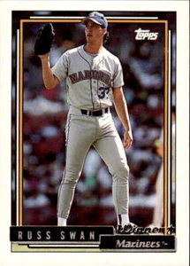 1992 Topps Russ Swan #588 Gold Winners Seattle Mariners - Picture 1 of 2