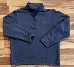 Columbia Sweater Weather 1/4 Zip Pullover Blue Men's Winter Fall Medium Sports - Picture 1 of 6