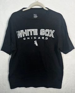 Vintage Chicago White Sox Men's Lee Sport T-Shirt Sz Large Black - Picture 1 of 5