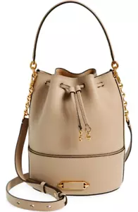 Kate Spade Gramercy Medium Bucket Bag Leather Crossbody ~NWT~ KRAFT PAPER - Picture 1 of 8
