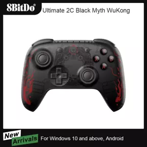 8Bitdo Ultimate 2C Wireless Game Controller Hall Effect Joystick for PC, Android - Picture 1 of 10