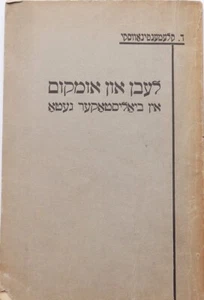 1946 LIFE AND DEATH IN BIALYSTOK GHETTO JEWISH BOOK HOLOCAUST ILLUSTRATED BENN - Picture 1 of 8