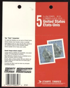 CANADA - Libretto - 1990 Natale. opere d'arte sul tema "Pace sulla terra" MNH** - Picture 1 of 1