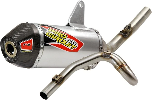 Pro Circuit T-6 Full Exhaust System Stainless for Kawasaki KLX140 2008-2019 Foto 1 de 1