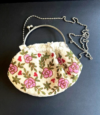 Bolso de noche vintage con cuentas bolso de mano bolso de boda Foto 1 de 4