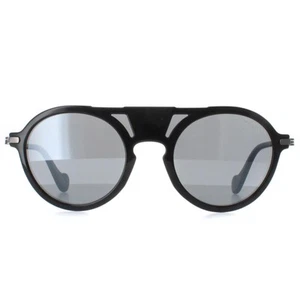 Moncler Sunglasses ML0053 01B Black Gray Mirror - Picture 1 of 4