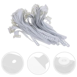  100 Stück wasserdichte medizinische Armbänder - Einweg Krankenhaus PVC Schnappverschluss ID - Bild 1 von 17