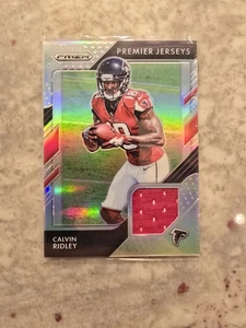 2018 Panini Prizm Calvin Ridley RC Premier Jerseys Patch Silver Prizm #PP-9 - Picture 1 of 2