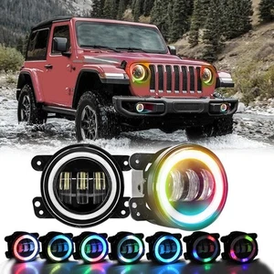 Powerful Illumination Multi Functioning RGB LED Fog Lights at 200W Output - Picture 1 of 12