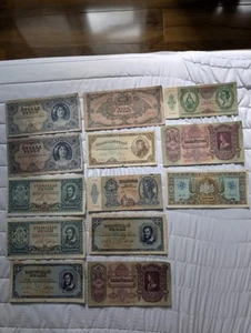 1930-1946 Hungarian Pengo Banknotes - Picture 1 of 2