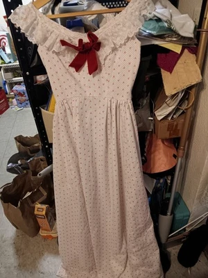 Vintage Dress Red Bow Untagged Size Extra Small Women's Dress - Image 1 of 2