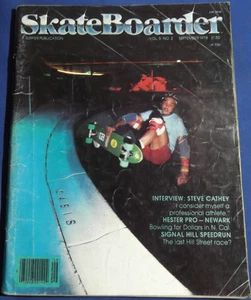 SKATEBOARDER MAGAZINE  SEPT 1978  STEVE CATHEY  HESTER PRO SIGNAL HILL Vintage - Picture 1 of 6